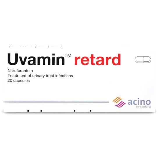 Picture of Uvamin retard 100 mg cap OP20 Acino SA